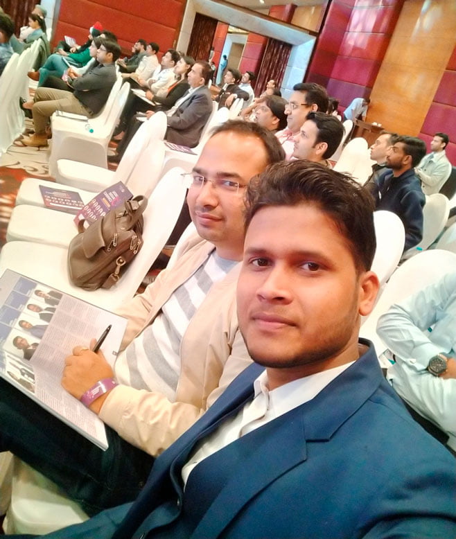 Nazim Ansari with Anil Agarwal