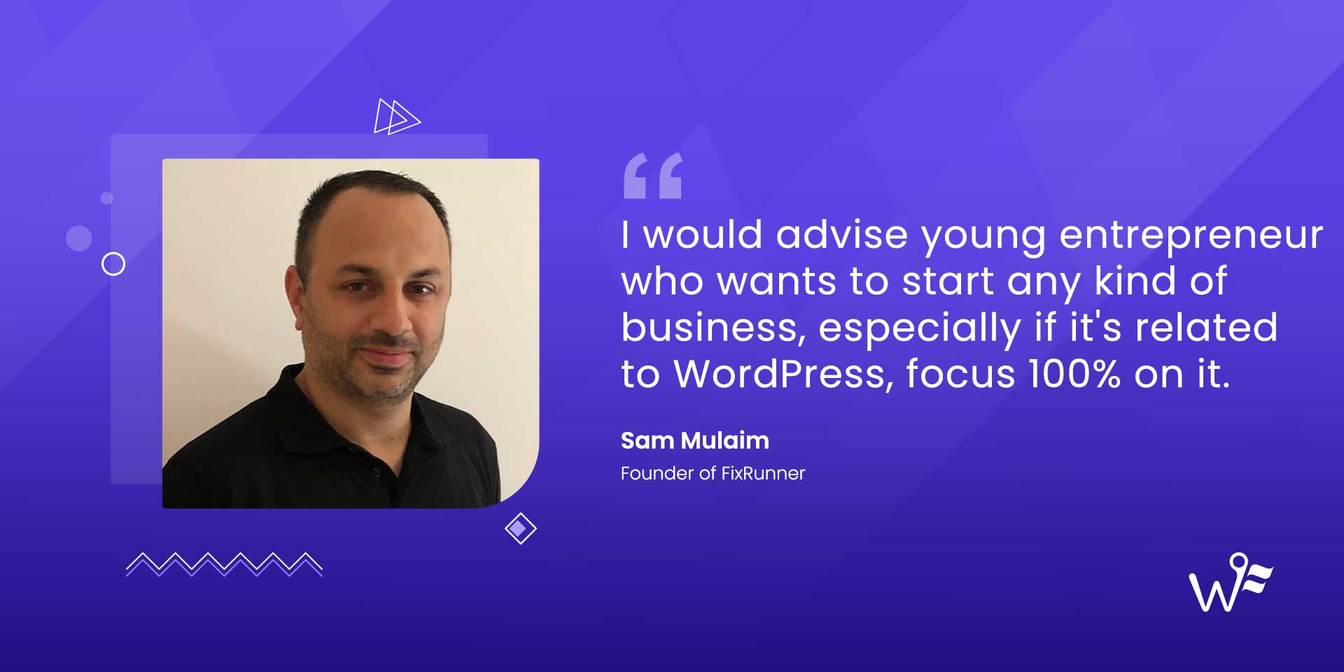 Sam Mulaim of FixRunner