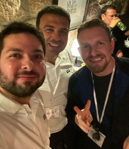 Saad Iqbal With Matt Mullenweg