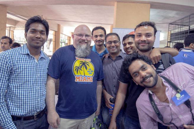 Topher at WordCamp Pune