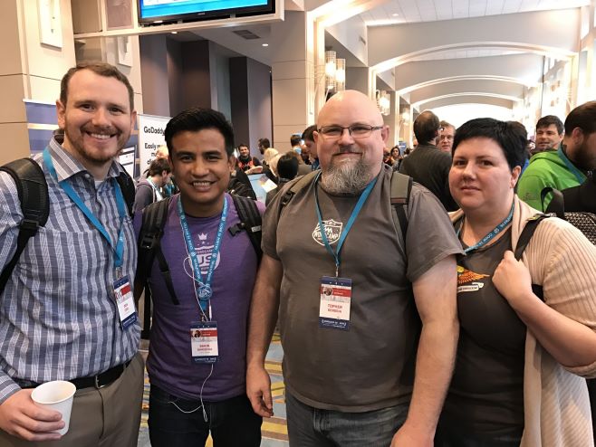 Topher at WordCamp US
