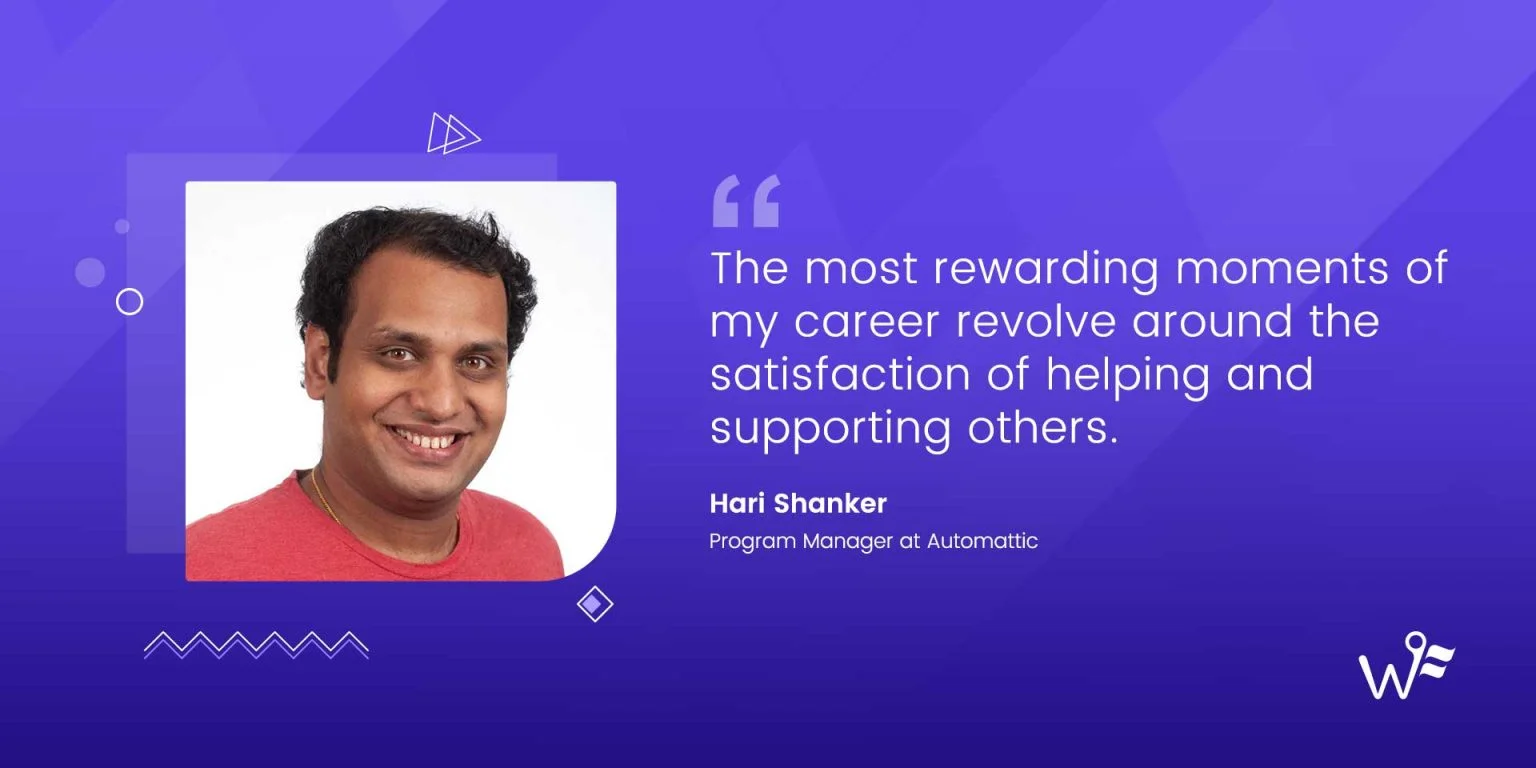 Hari Shanker of Automattic