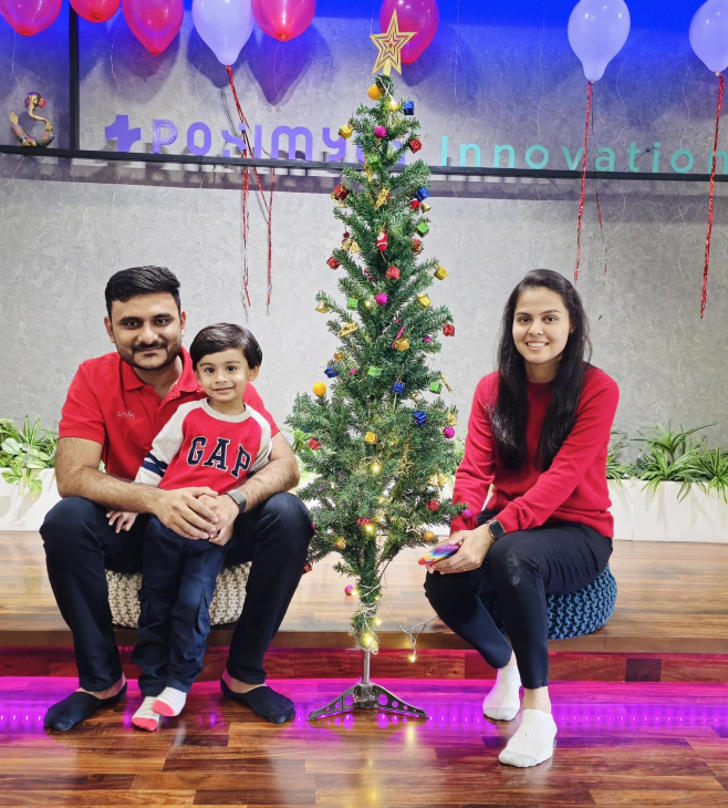 sagar with his family