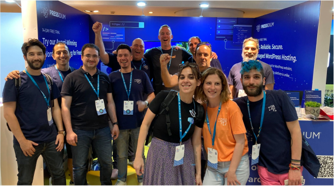 team pressidium at wceu 2023.